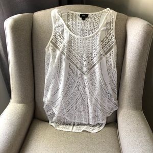 Aztec see through tank top